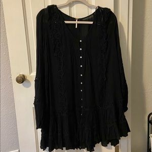 Free People embroidered lace dress